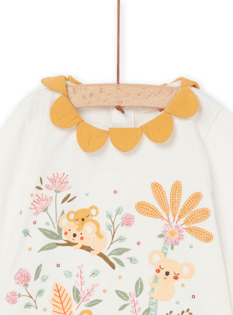T-shirt à motifs fantaisie et paillettes