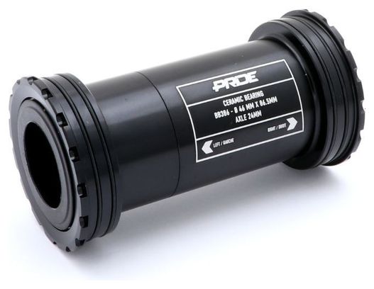 Boîtier de Pédalier Pride Racing BB386 Interlock Céramique Noir