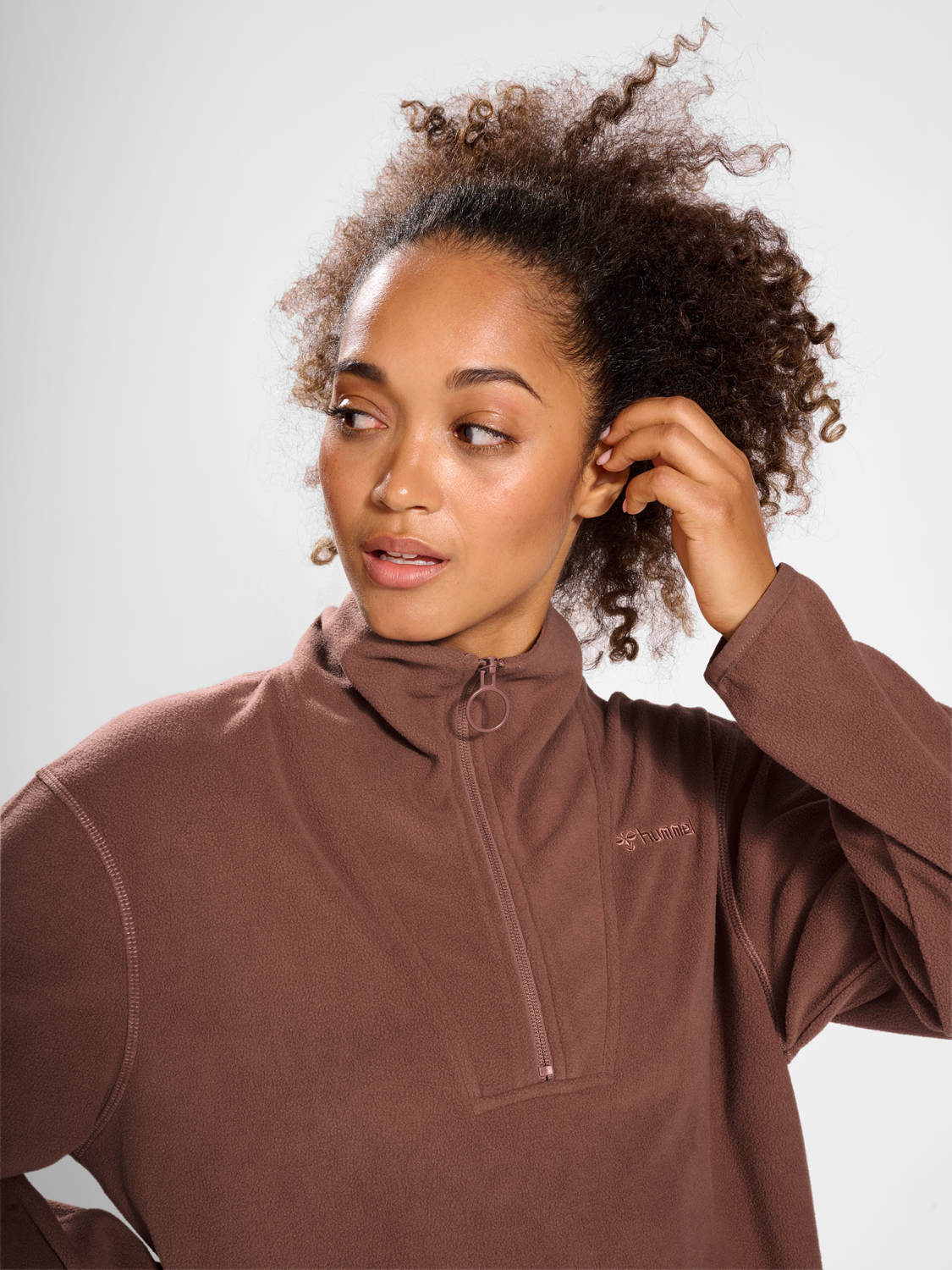 hmlMT CONNECT LOOSE HALF ZIP