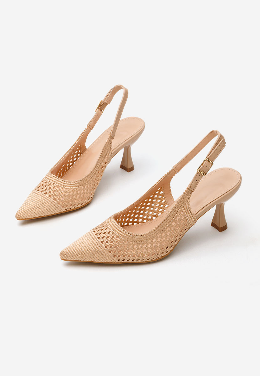 Chaussures slingback kaki Deevina