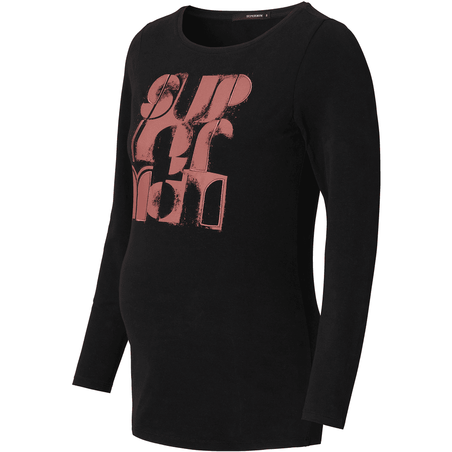 SUPERMOM Langarmshirt Cortez Black
