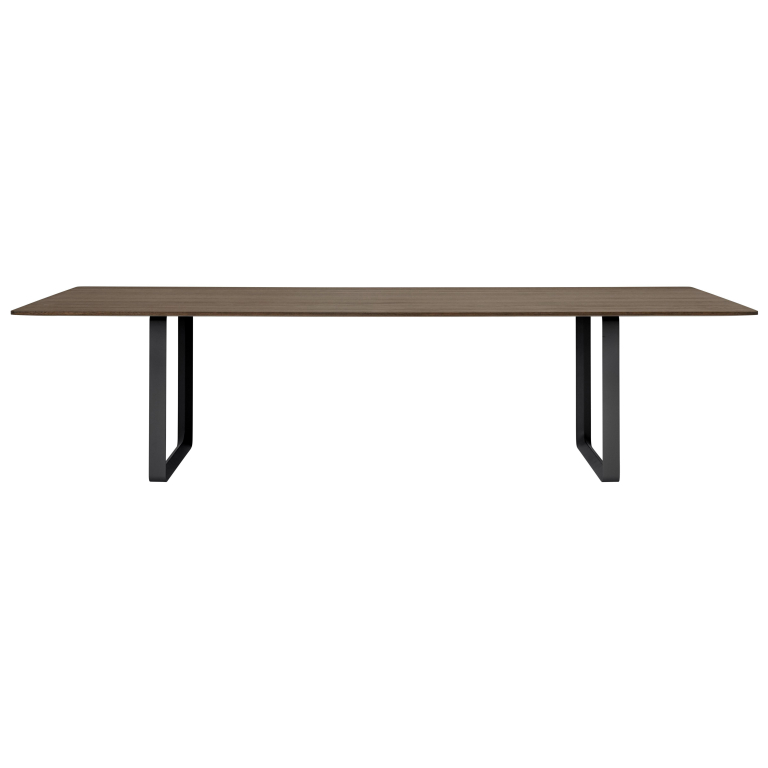 Muuto 70/70 tafel 295x108 smoked oak zwart