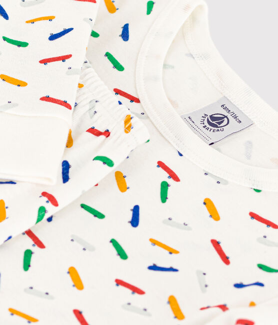 Pyjama ajusté en coton imprimé skateboard enfant