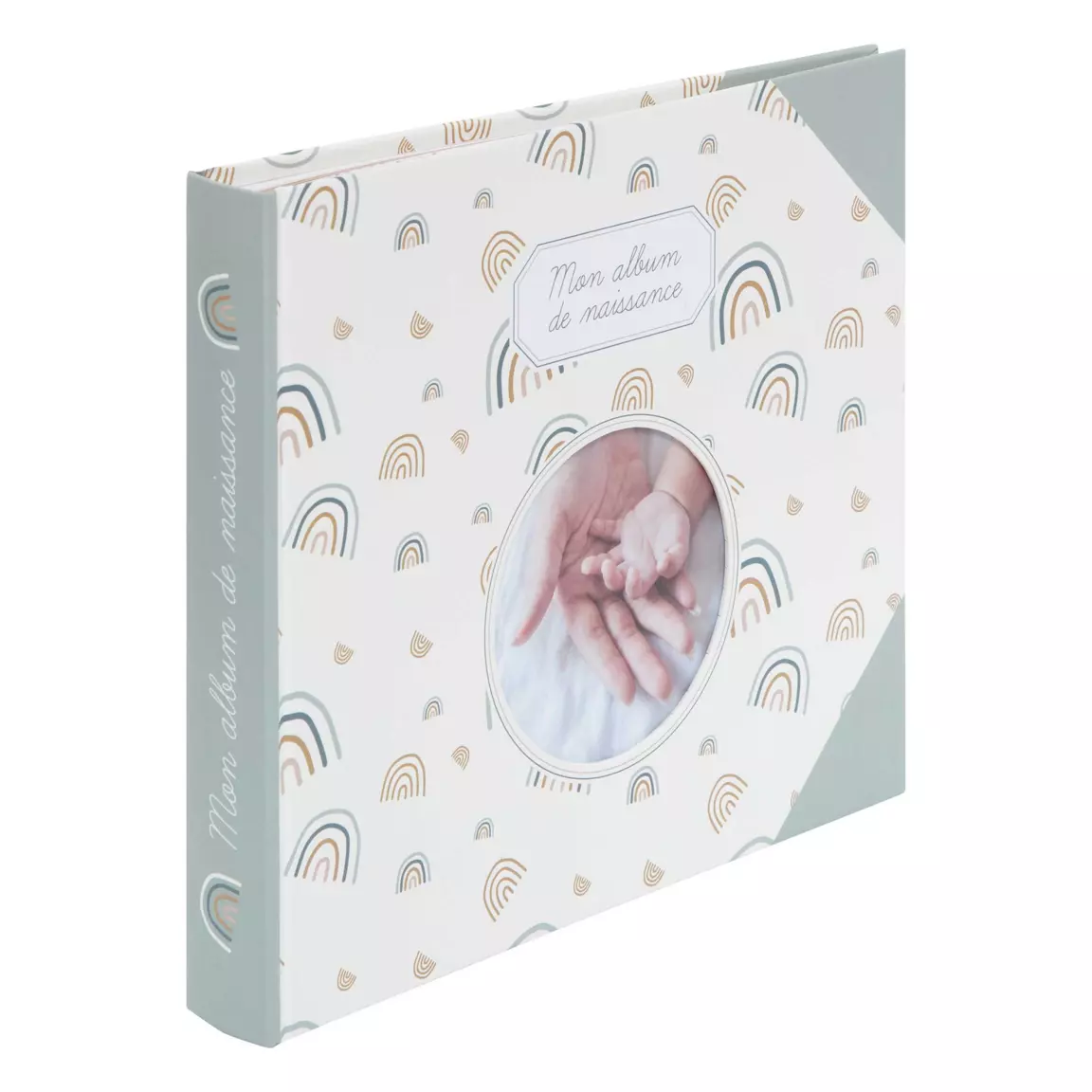 Livre de naissance (24 x 27 cm) Arc en ciel Vert