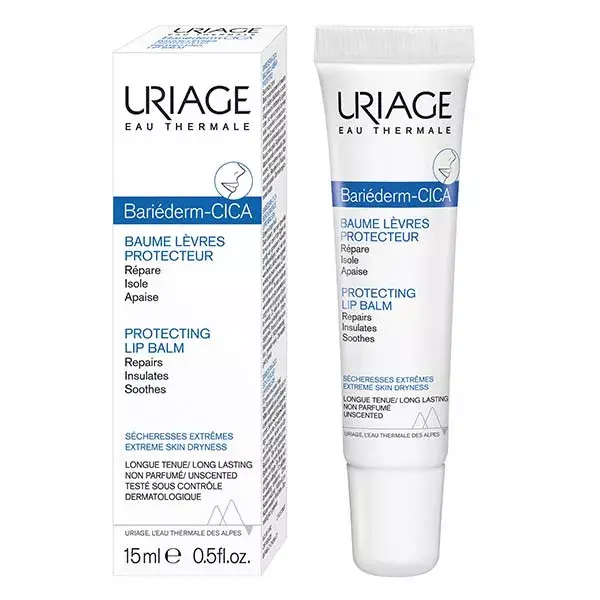 Uriage Bariéderm-Cica Baume Lèvres Réparateur Sécheresses Sans Parfum 15ml