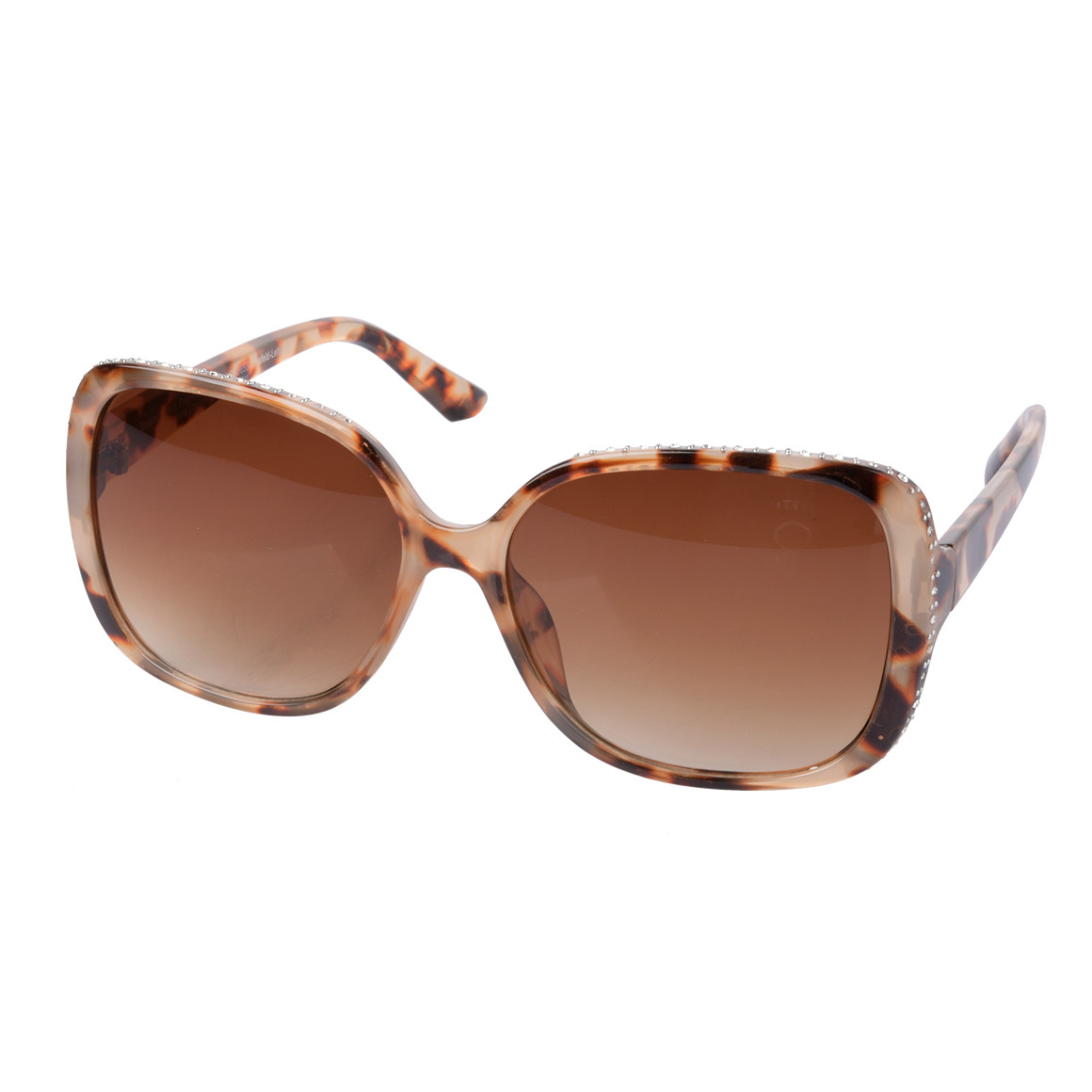 Gina Benotti Damen Sonnenbrille mit UV-Schutz creme / braun