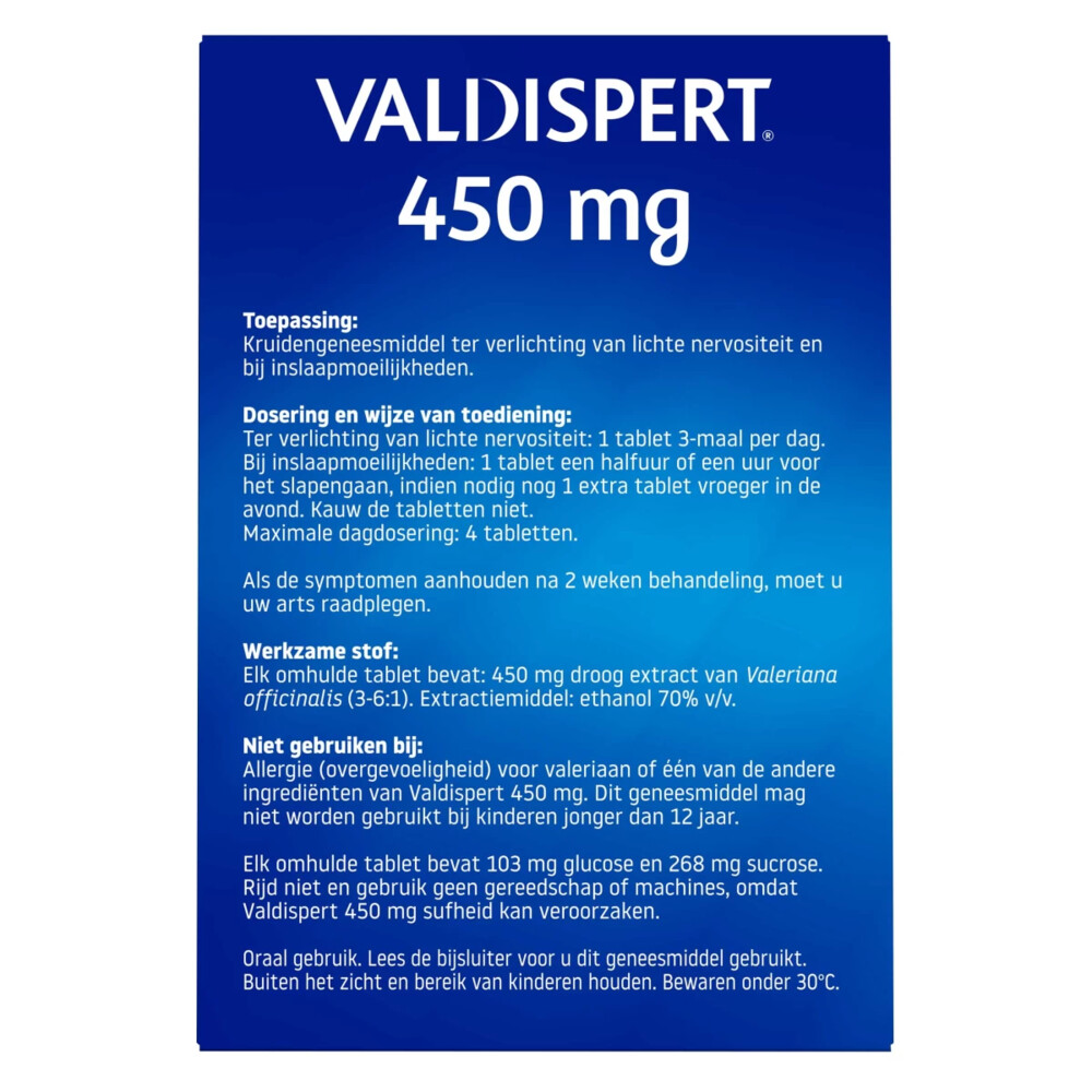 Valdispert 450 mg Extra Forte40 tabletten