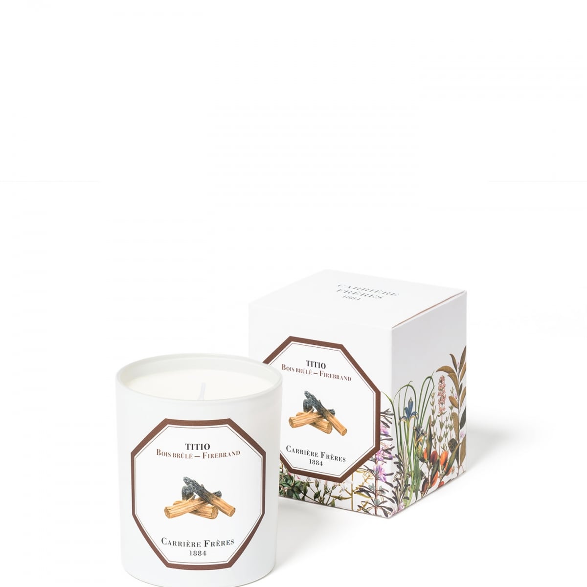 CARRIÈRE FRÈRES Bois Brûlé- Titio Bougie Parfumée