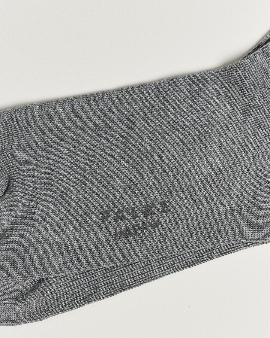 Falke Happy 2-Pack Cotton Socks Light Grey