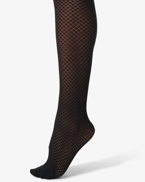 collant mode diamant noir