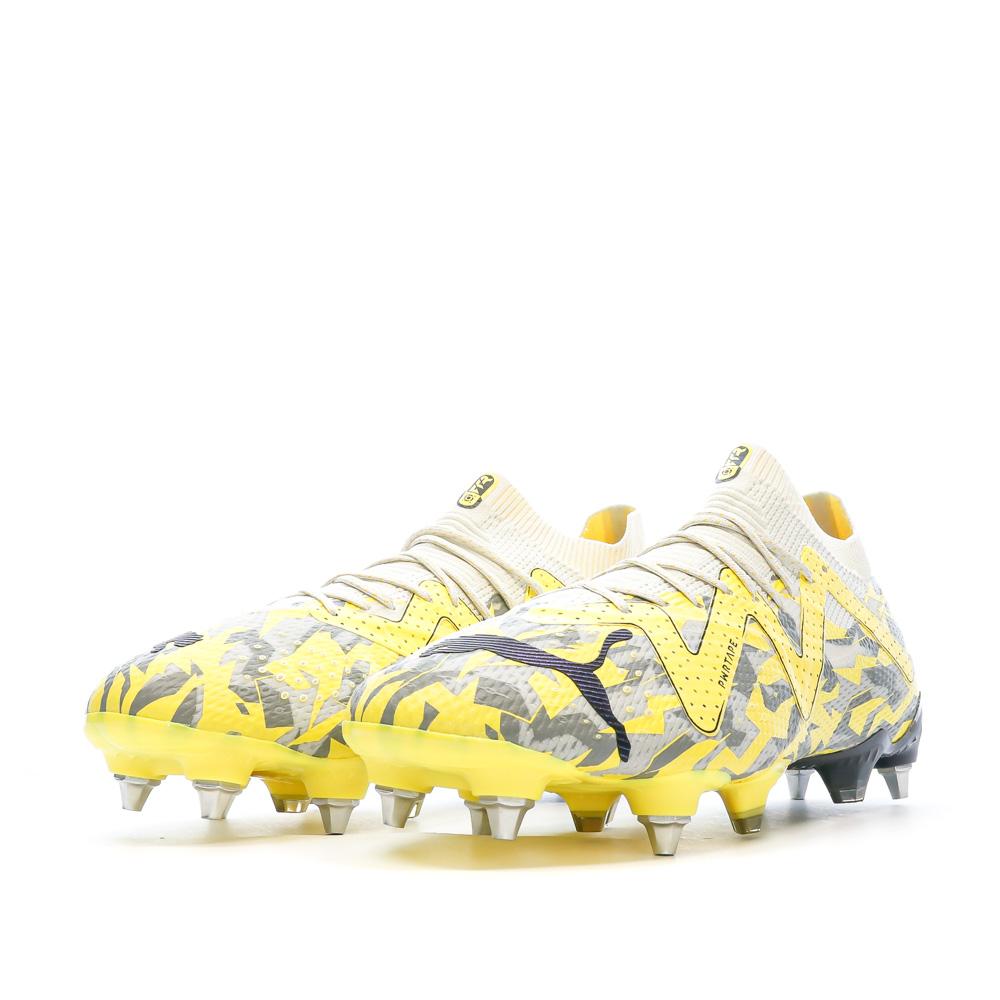 Puma Chaussures de football Jaune/Grises Homme Puma Future Ultimate MxSG