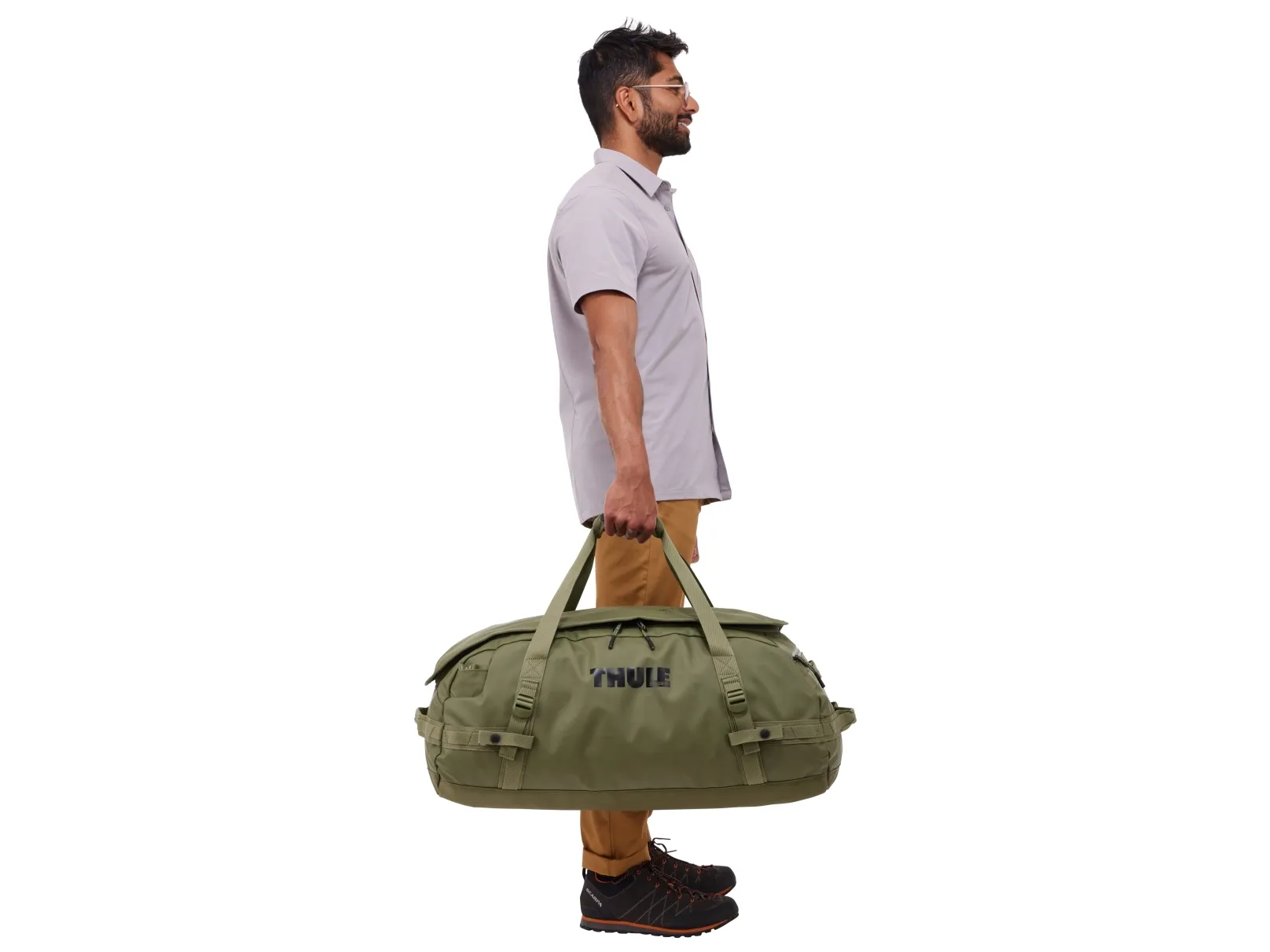 Thule Chasm - Bærepakke - 70L - 900D polyester, phthalate-free laminate - olivin