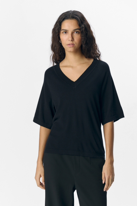 Object zwarte dames trui