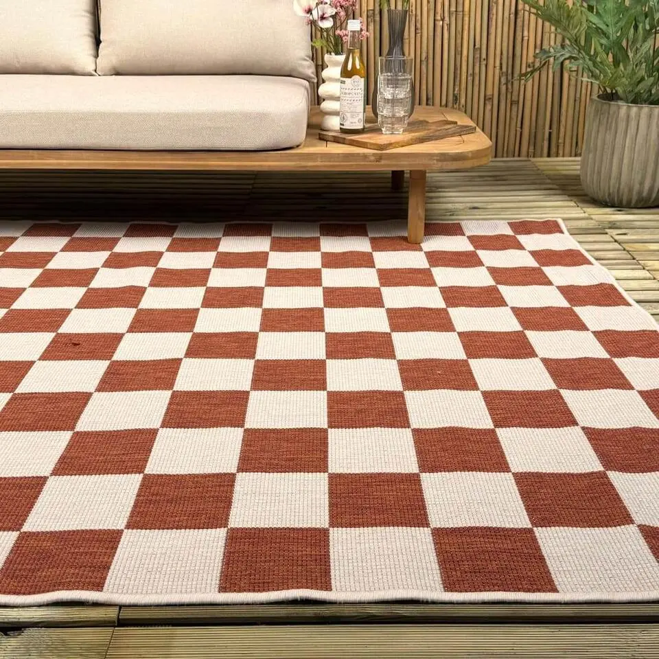 Interieur05 buitenkleed roest Level - 290 x 200 cm