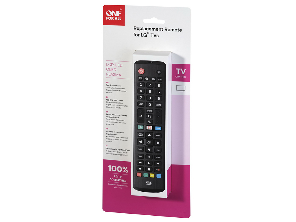 TELECOMANDO ONE FOR ALL UNIVERSAL LG URC4911