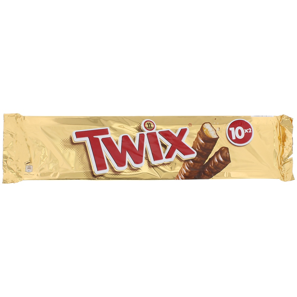 10x Twix Doppel Schokoriegel Angebot á 50g=500g MHD:9.3.25