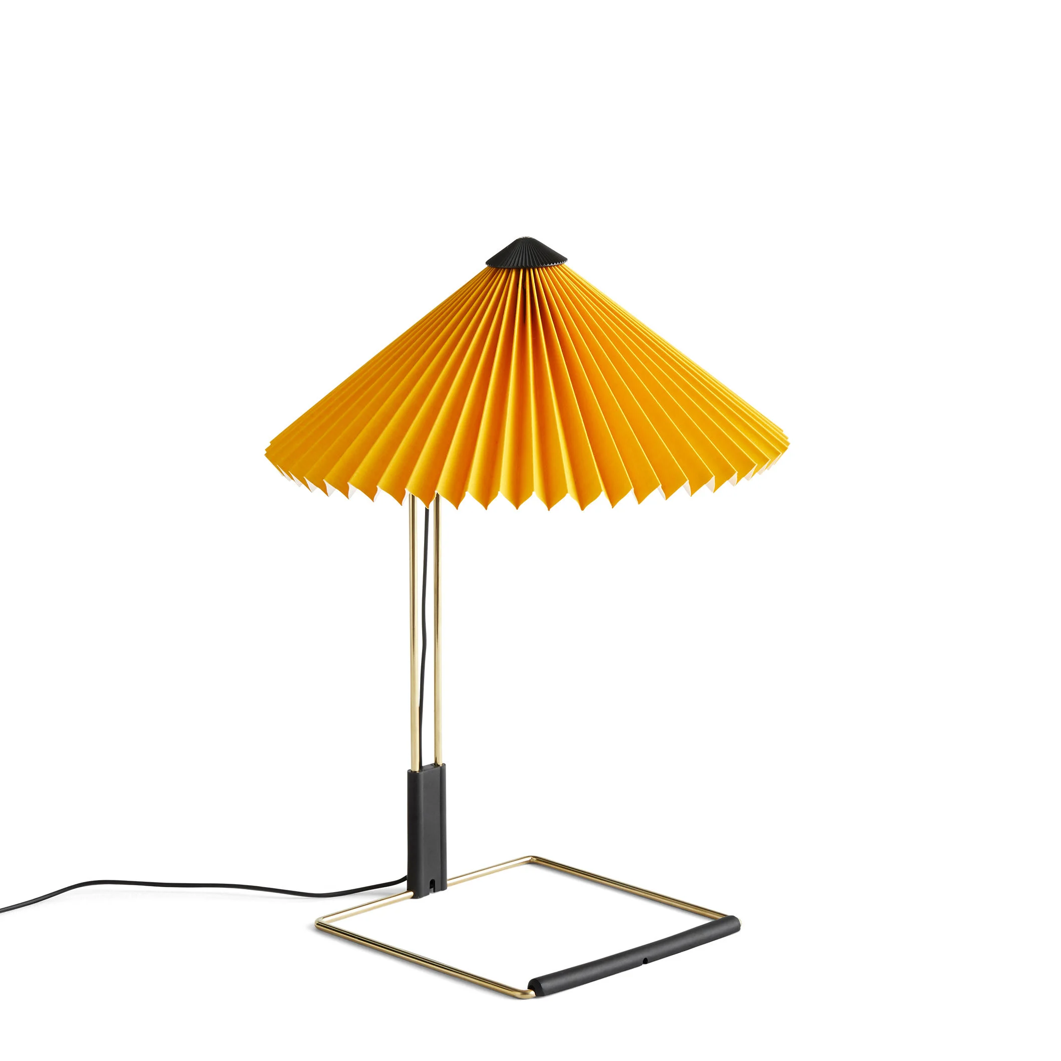 MATIN SMALL LED - Lampe de table tissu | Jaune