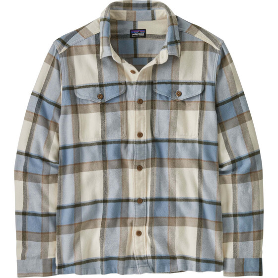 Patagonia Fjord Flannel Shirt White Men FA24