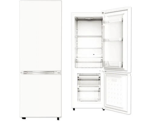 PKM KG173CW koel-vriescombinatie, afmetingen (B x H x D): 50 x 145 x 52 cm, koelgedeelte: 123 l, vriesgedeelte: 38 l, wit