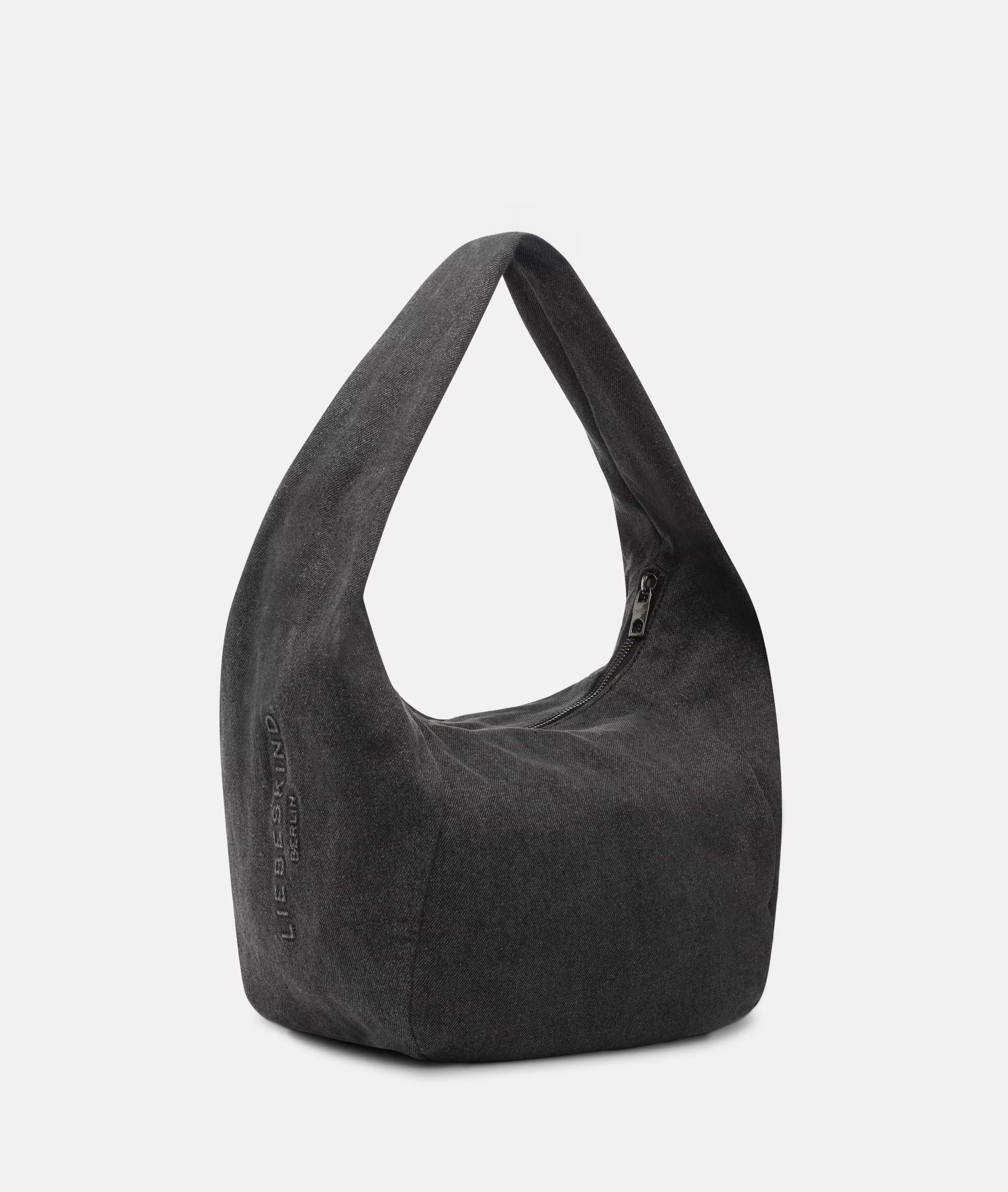 Denim Farrah Hobo M Spacious denim hobo bag
