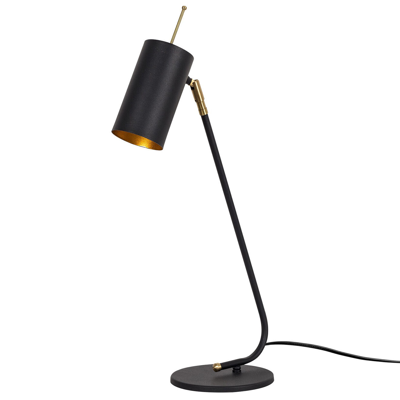 Sheen Lampe de table Sivani  noir/doré - 8x26x55 cm
