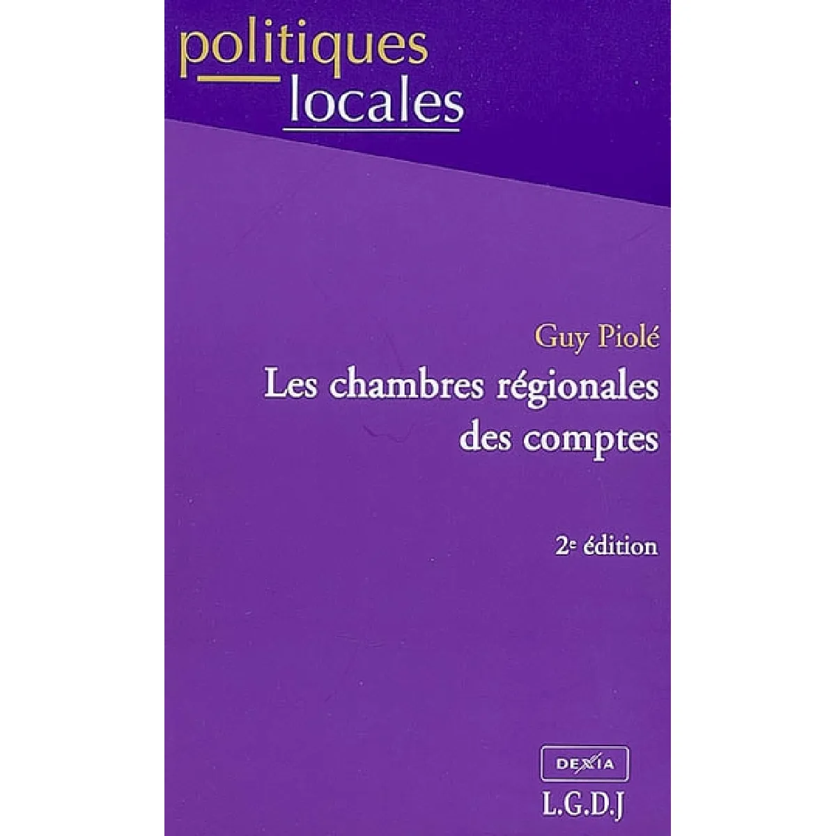 Les chambres régionales des comptes · Occasion