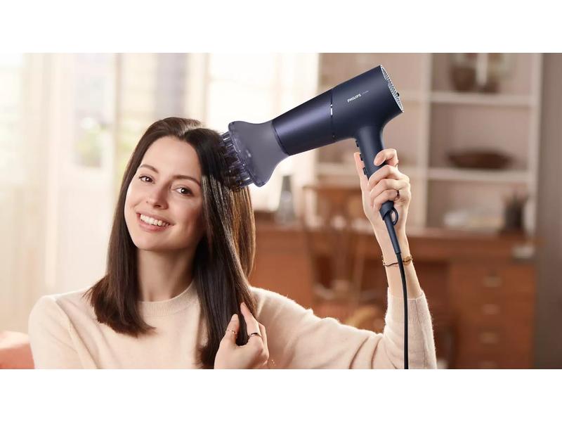 Philips Haartrockner Series 5000 BHD510/28 Blau Leistungsstarker Föhn