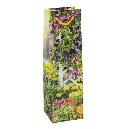 Idena Flaschentasche Flower 35 x 10 x 10cm, sortiert