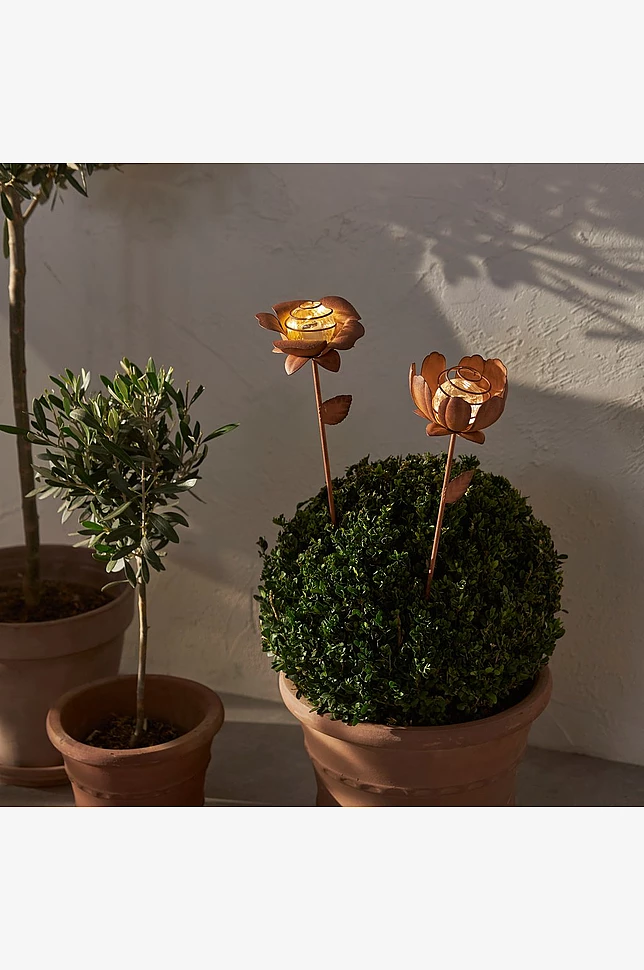 Solcelledekorasjon Oxida Blomst 2-p