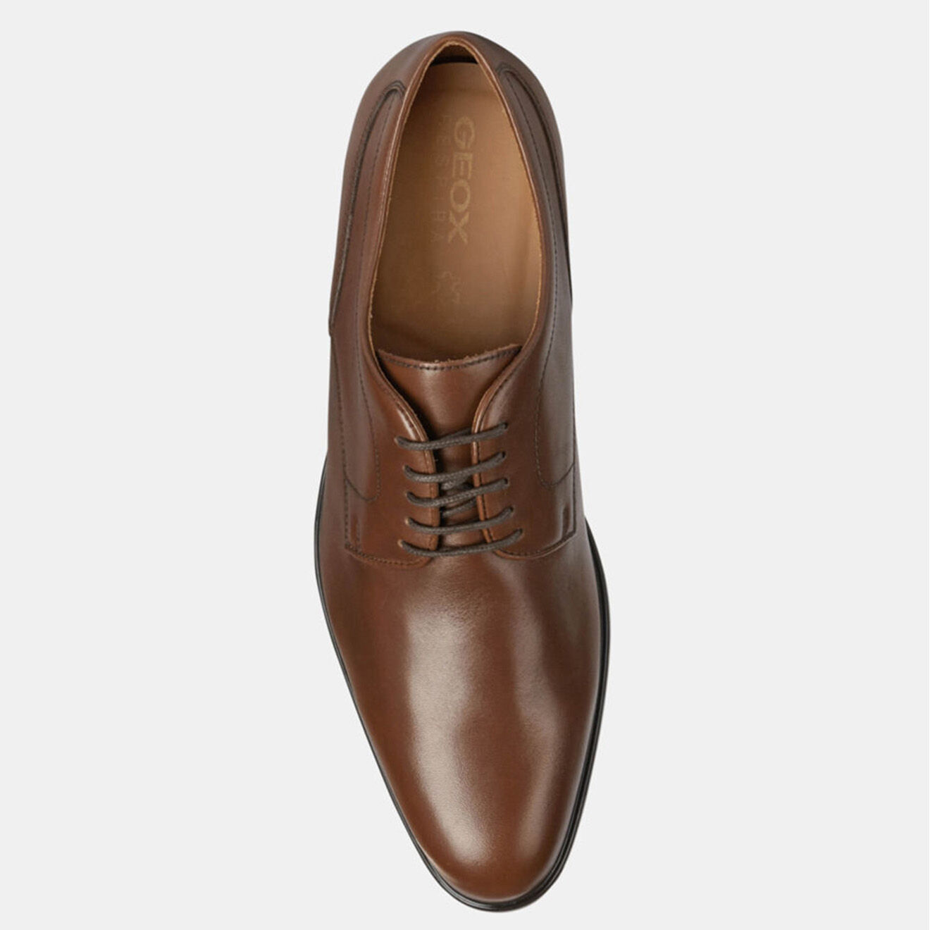 Geox Derbies en Cuir Lacopo marron