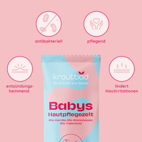 Krautbad Bio Babys Hautpflegezeit (1 Beutel)