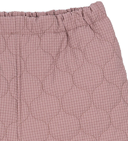 Mikk-Line Thermohosen - Holzrose m. Karos