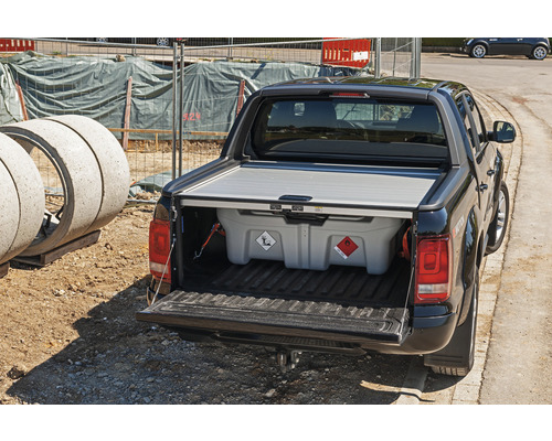 CEMO Easy 210 L diesel mobiel tanksysteem voor pick-up trucks met één deksel, CAS-compatibel, zonder accu en lader