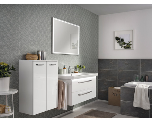Middelhoge kast FACKELMANN Milano Wit 60 cm breed