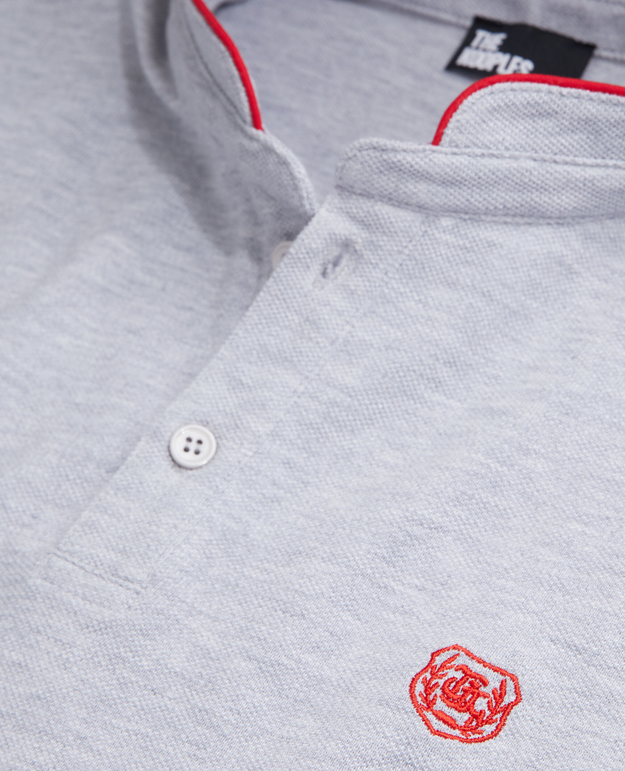 Polo col officier gris