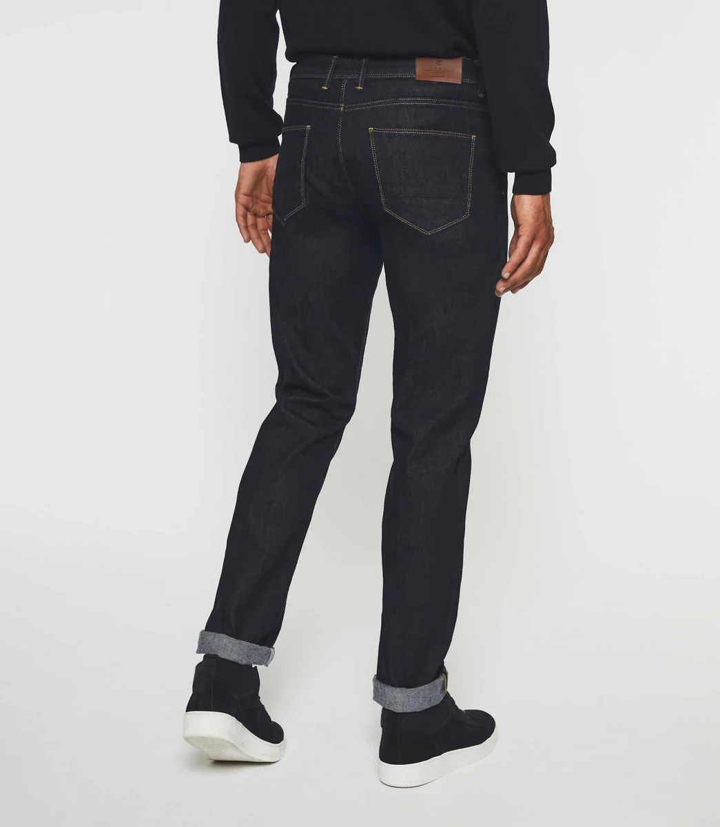 Jean straight bleu foncé EBLOUI