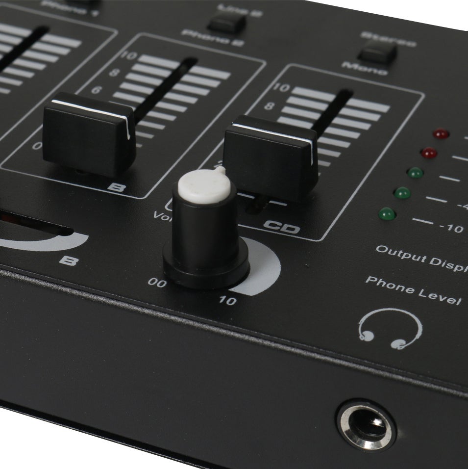 Skytec STM-2211 3-kanaals mengpaneel zwart
