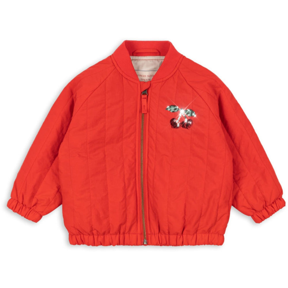 Køb Konges Sløjd Fiery Red Juno Paliet Bomber Termojakke