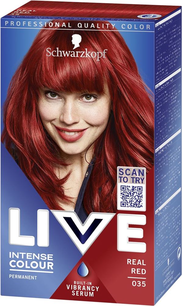 LIVE Intense Color Gel 035 Real Red 1 Stk