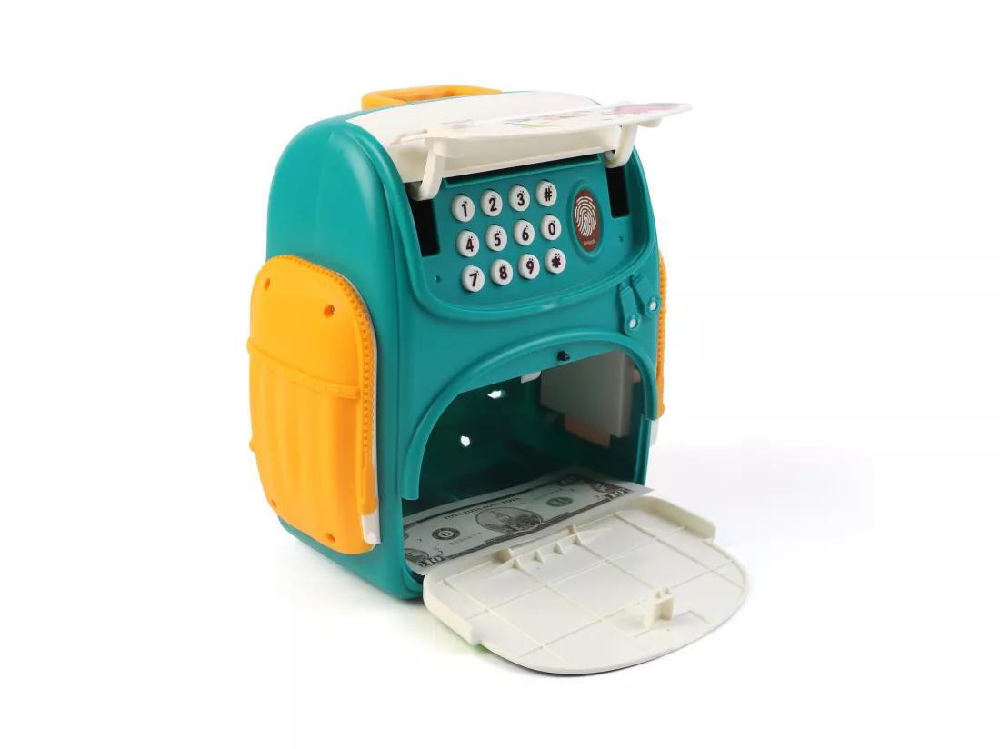 Tirelire pour Enfants avec Empreinte Digitale et Mot de Passe Robincool Money Safe 18x10x20 cm avec Lumière et Capteur