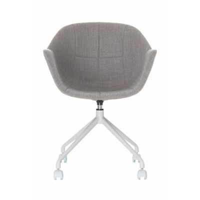 Lot de 2 chaises GANT - avec accoudoirs - gris