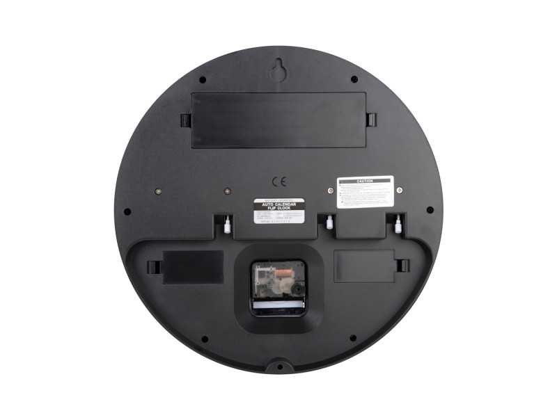 Wall Clock Round Flip KA6030BK Black