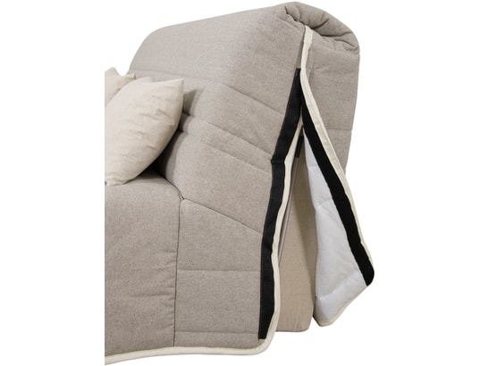 CONCEPT1 - Canapé lit Eveil BZ 140 ressorts ensachés (mat Simmons) beige