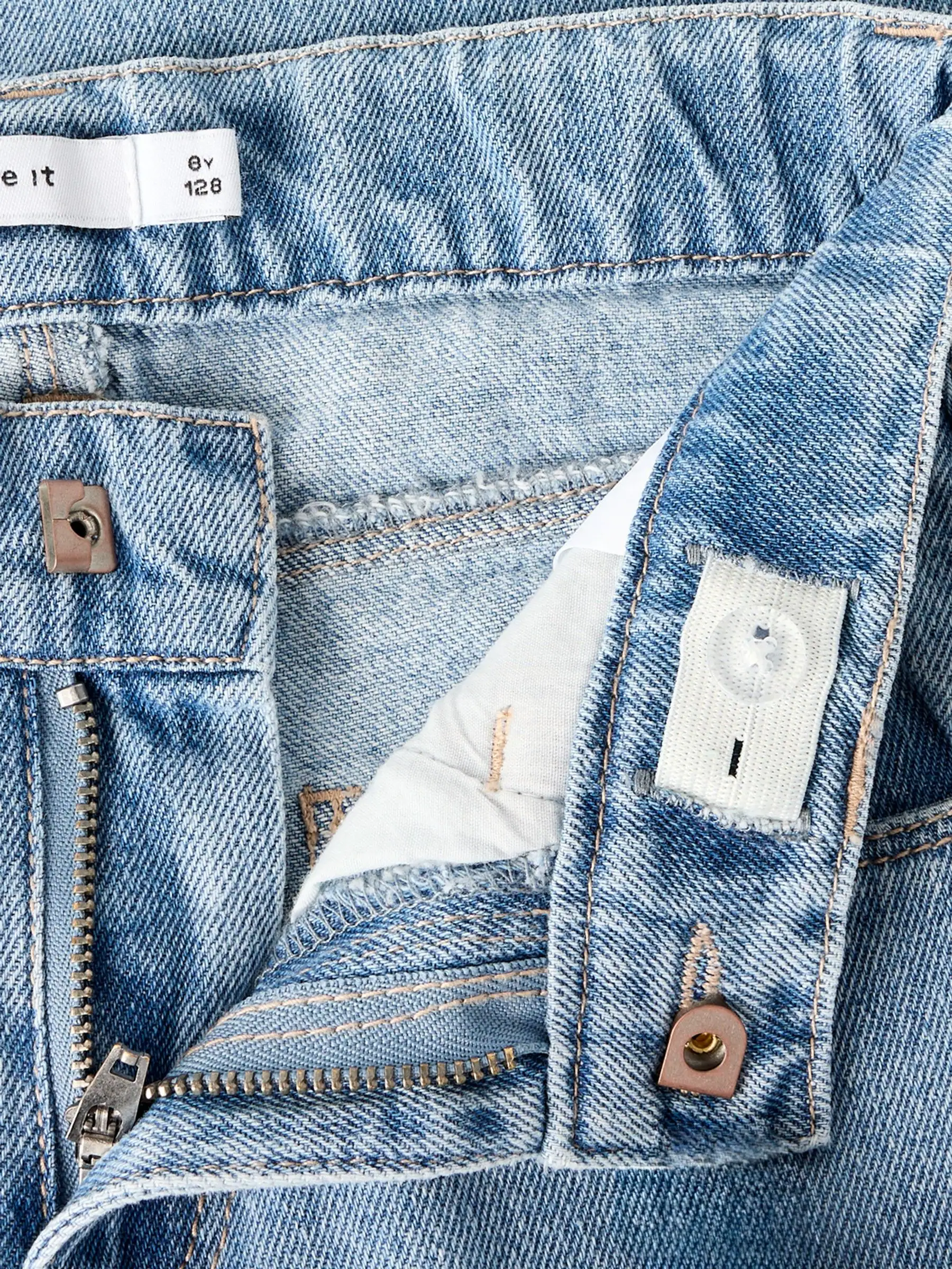 Name It Embroided Wide Leg Jeans
