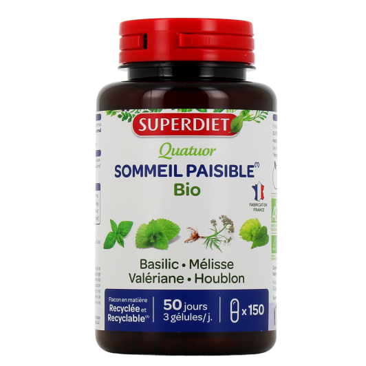 Super Diet Quatuor Sommeil paisible - Plantes pour bien dormir