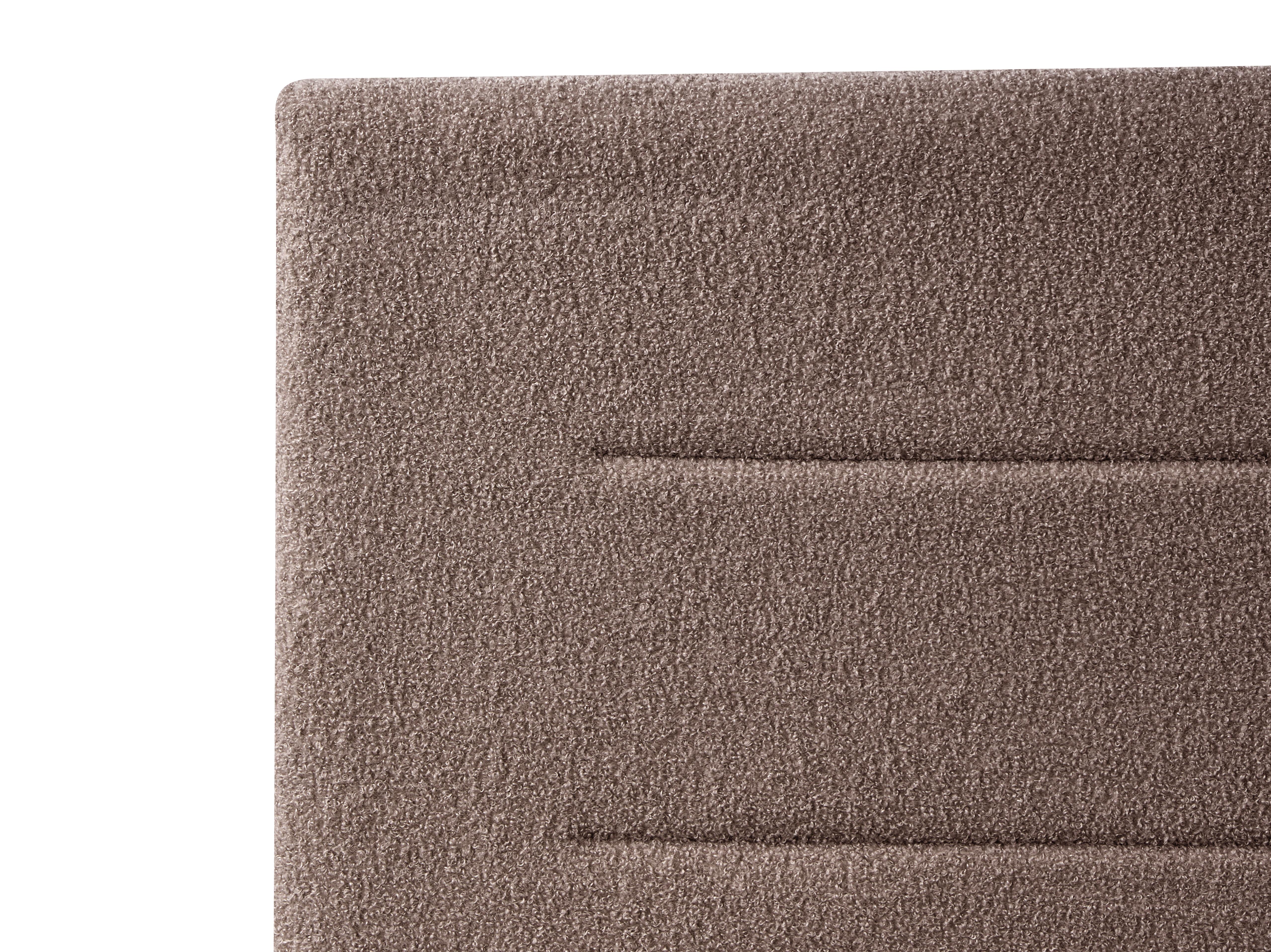 Bed met opbergruimte Bouclé MASSOGNES 160 x 200 cm Taupe