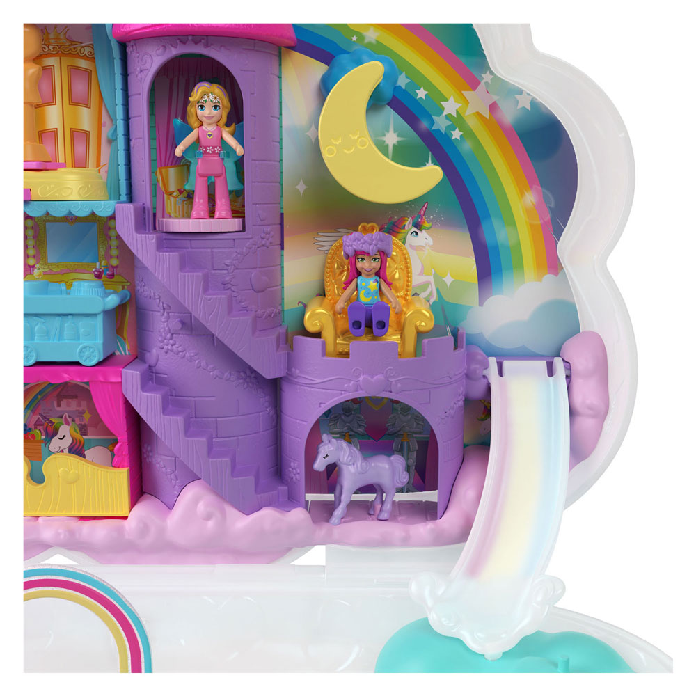 Polly Pocket Salon van de Regenboog Eenhoorn Speelset