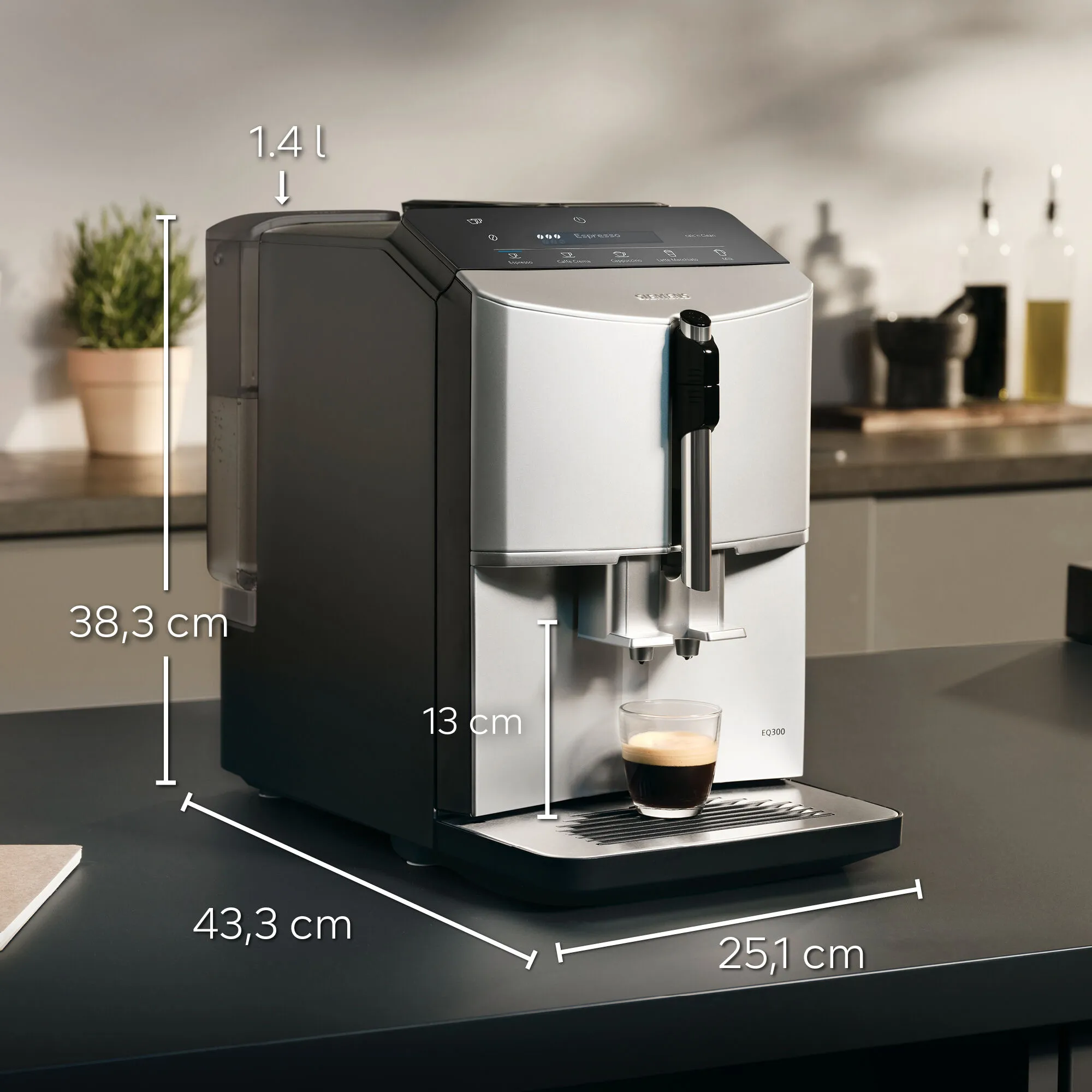 Siemens EQ300 Espressomaskine TF303E01