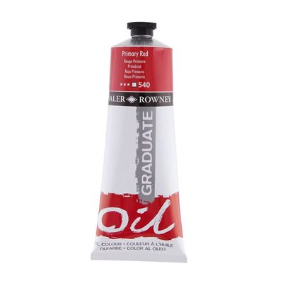 Daler-Rowney Graduate 540 - Peinture à huile - 38 ml - rouge primaire