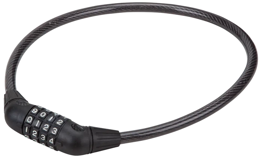 Greenfield Kabellås med kode Ø1 x L. 65 cm
